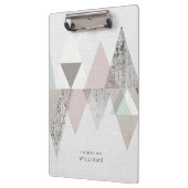 Porte-bloc Ajoutez votre nom | Amuse II | Moderne géométrique (Gauche)