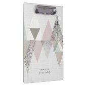 Porte-bloc Ajoutez votre nom | Amuse II | Moderne géométrique (Swatch)