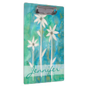 Porte-bloc Ajoutez votre nom | Dainty Daisies I (Swatch)