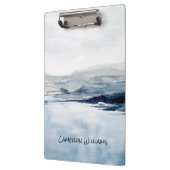 Porte-bloc Ajoutez votre nom | Horizon défraîchi II (Gauche)