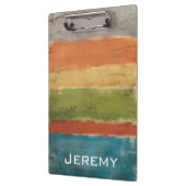 Porte-bloc Ajoutez votre nom | Mesa Strata I (Gauche)