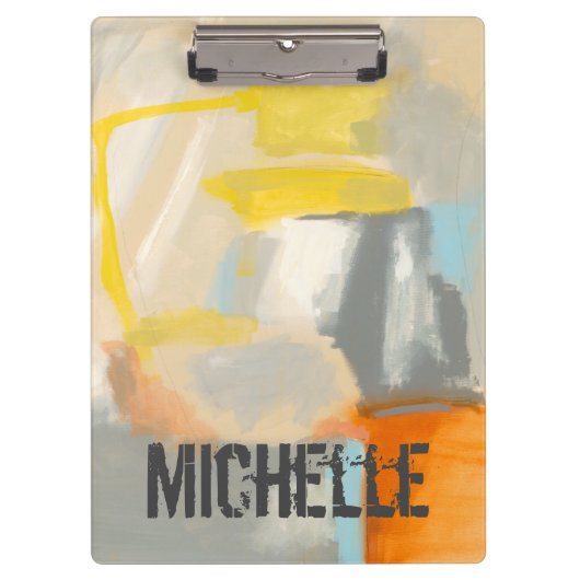 Porte-bloc Ajoutez votre nom | Sacré I (Devant)