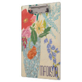 Porte-bloc Ajoutez votre nom | Spring Blossoms II (Gauche)