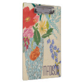 Porte-bloc Ajoutez votre nom | Spring Blossoms II (Swatch)