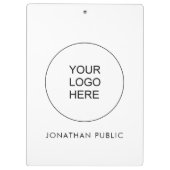 Porte-bloc Ajoutez votre propre logo d'entreprise ici (Dos)