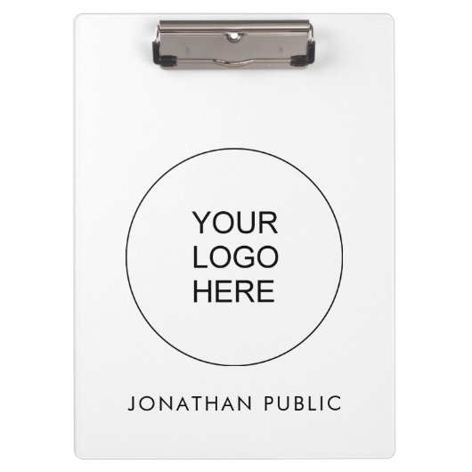 Porte-bloc Ajoutez votre propre logo d'entreprise ici (Devant)