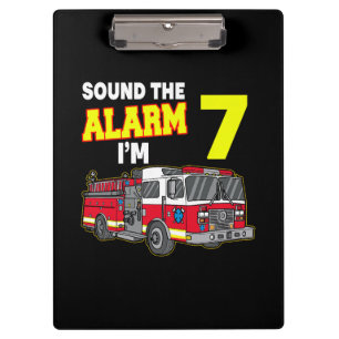 Porte-bloc Alarme Son Enfants Im 7 Enfants Pompier Camion Pom