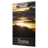 Porte-bloc Alaskan Sunset III Belle photographie de l'Alaska (Gauche)