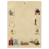 Porte-bloc Alchimie médiévale Laboratoire Outils de science (Dos)