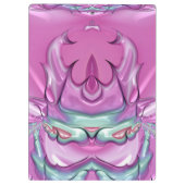 Porte-bloc ALEXA ~WOW ! ÉTRANGE ! Gris rose blanc et cerise (Dos)
