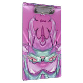 Porte-bloc ALEXA ~WOW ! ÉTRANGE ! Gris rose blanc et cerise (Swatch)