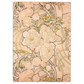 Porte-bloc Alfonse Mucha Art Nouveau Peonies (Dos)