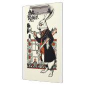Porte-bloc Alice White Rabbit Classic Wonderland (Gauche)