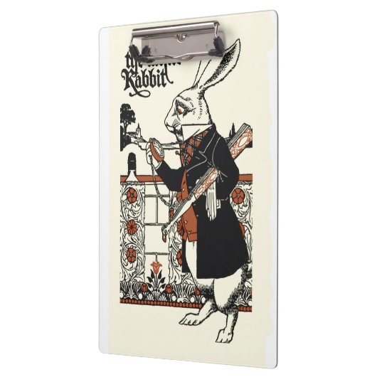 Porte-bloc Alice White Rabbit Classic Wonderland (Gauche)