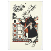 Porte-bloc Alice White Rabbit Classic Wonderland (Dos)