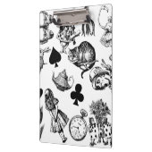 Porte-bloc Alice White Rabbit Wonderland Classic (Gauche)