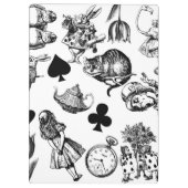 Porte-bloc Alice White Rabbit Wonderland Classic (Dos)