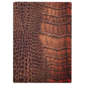 Porte-bloc Aligator Classic Reptile en cuir (Faux) (Dos)