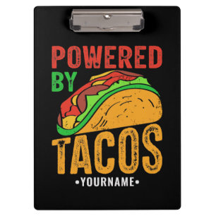 Porte-bloc Alimenté Par Tacos Mexicain Amateur De Nourriture