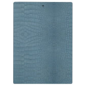 Porte-bloc Alligator Turquoise Texture Imprimer (Dos)
