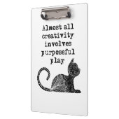 Porte-bloc Almost all creativity implives purposeful play I (Gauche)