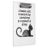 Porte-bloc Almost all creativity implives purposeful play I (Swatch)