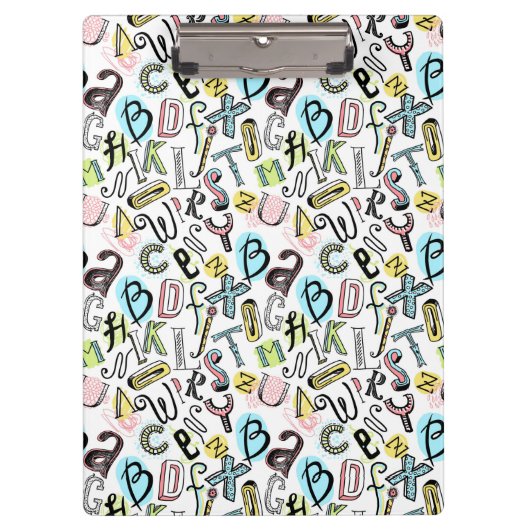 Porte-bloc Alphabet (Devant)