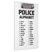 Porte-bloc Alphabet Phonétique Police (Swatch)