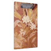 Porte-bloc Alphonse Mucha Art Nouveau Détail floral (Swatch)