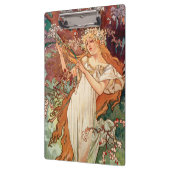 Porte-bloc Alphonse Mucha, Les Saisons (1896) Printemps (Gauche)