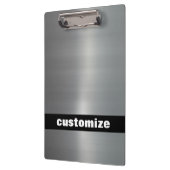 Porte-bloc Aluminium balayé (Gauche)