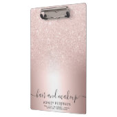 Porte-bloc Aluminium métallique d'or de cheveux de maquillage (Gauche)