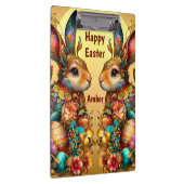 PORTE-BLOC AMBER ~ HAPPY EASTER ~ EASTER BUNNIES ~ (Swatch)
