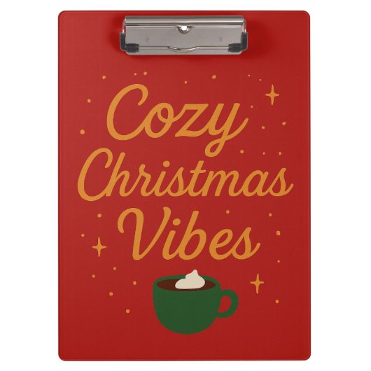 Porte-bloc Ambiance de Noël Cosy (Devant)