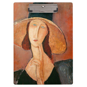 Porte-bloc Amedeo Modigliani - Jeanne Hebuterne en grand Casq