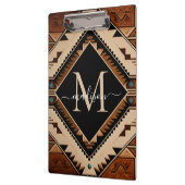 Porte-bloc Amérindien Culture Boho Style Monogramme (Gauche)