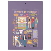 Porte-bloc AMIS™ | 30 ans d'amitié (Dos)