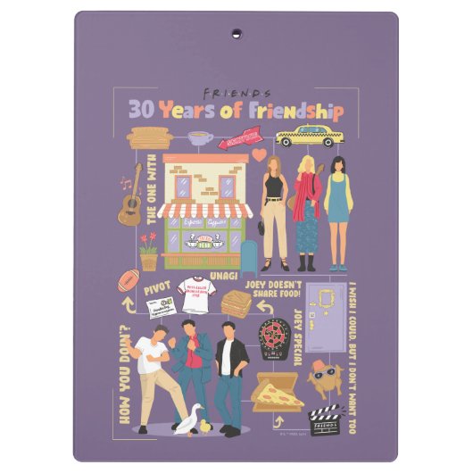 Porte-bloc AMIS™ | 30 ans d'amitié (Dos)