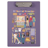 Porte-bloc AMIS™ | 30 ans d'amitié (Devant)