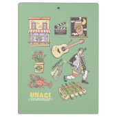 Porte-bloc AMIS™ | Graphique d'icônes de dessin (Dos)