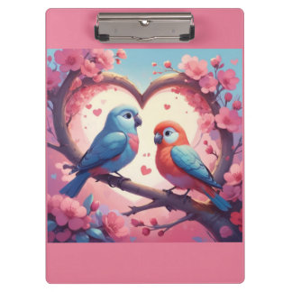 Porte-bloc Amitié Lovebird