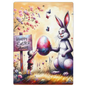 Porte-bloc AMOS ~ HAPPY EASTER ~ Bunny et Amos ~ (Dos)