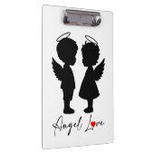 Porte-bloc Amour Ange – Conception de Couple d'Anges Mignons (Swatch)