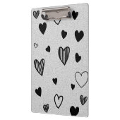 Porte-bloc amour monochrome (Gauche)