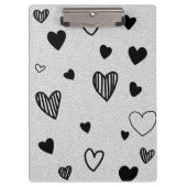 Porte-bloc amour monochrome (Devant)