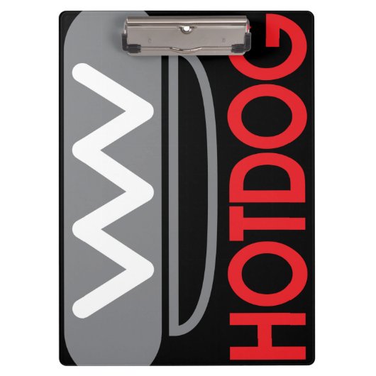 Porte-bloc Amusement d'icône Hotdog (Devant)