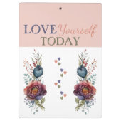 Porte-bloc Amusez-vous aujourd'hui floral (Dos)