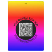 Porte-bloc Analyse du code QR et Porte - bloc de texte person (Dos)