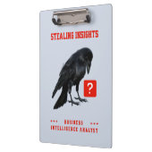 Porte-bloc Analyste en intelligence d'affaires Crow (Gauche)