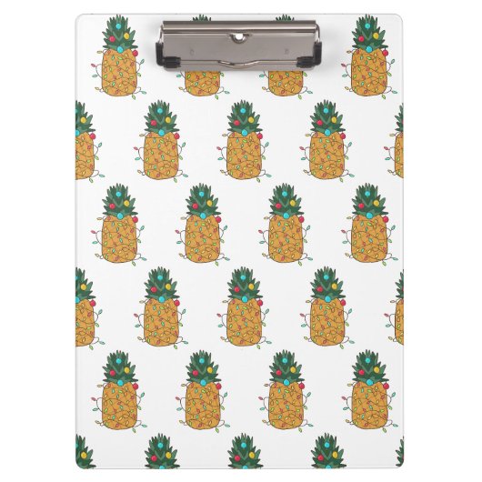 Porte-bloc Ananas de Noël tropical (Devant)